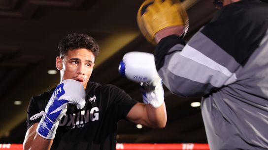 Jamaine Ortiz has walked this path before, and says he has what it takes to upset Teofimo Lopez taken Las Vegas (Boxing). Photo by Mikey Williams/Top Rank